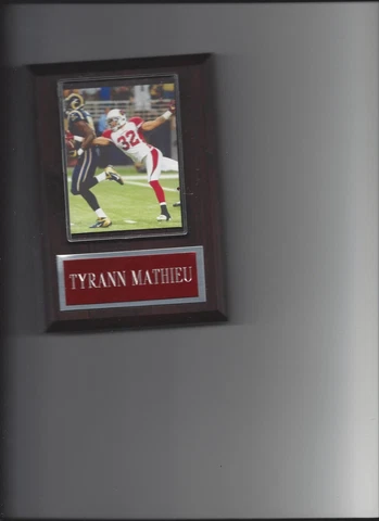 TYRANN MATHIEU PLAQUE ARIZONA CARDINALS FOOTBALL NFL Cover