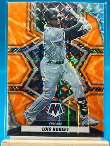 2022 Panini Mosaic - Luis Robert #145 Reactive Orange Mosaic Prizm - Picture 1 of 2