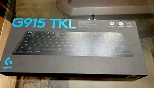 Logitech G915 TKL LIGHTSPEED Wireless RGB Gaming Keyboard GL Tactile, (Brown) - Picture 1 of 7