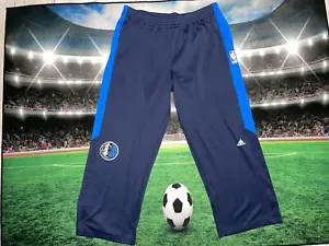 Dallas Mavericks adidas NBA Training Pants Sz XL Blue Preowned - Picture 1 of 10
