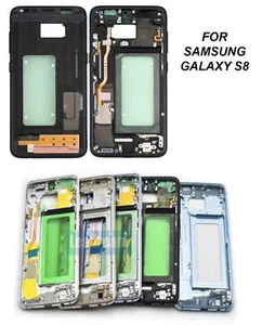 For Samsung Galaxy S8 Mid Frame Housing Middle Metal Chassis Frame - Picture 1 of 9