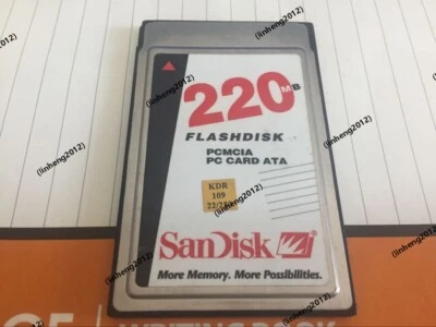 SANDISK 220MB FLASHDISK PCMCIA PC CARD ATA - Image 1 of 2