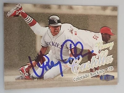 Vinny Castilla Signed 1998 Ultra - Gold Medallion Edition #55G  - Image 1 of 2