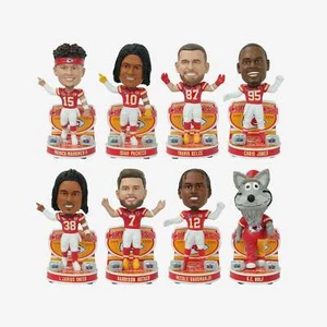 Kansas City Chiefs Super Bowl LVIII Champions Mini Bobblehead Boxed Set NFL - Bild 1 von 1