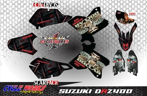 ScarFace Graphics Kit fits Suzuki DRZ400SM Drz400s drz400 Supermoto DRZ 400 - Picture 1 of 1
