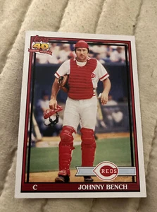 2021 Topps Archives Johnny Bench Cincinnati Reds #185 - Picture 1 of 2