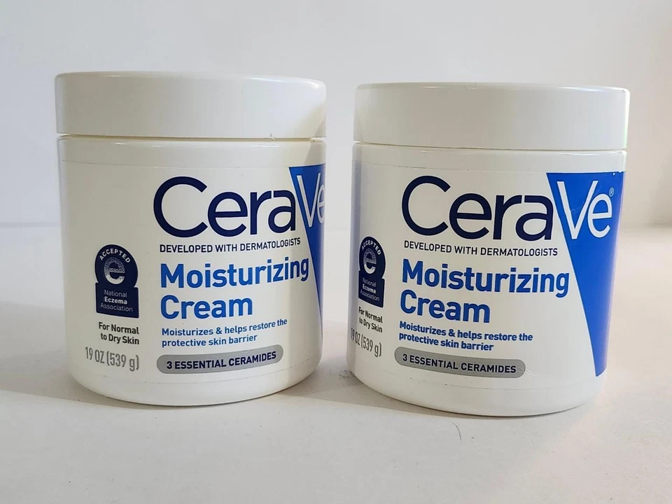CeraVe Moisturizing Cream | Body and Face Moisturizer Cream for Dry Skin 19oz