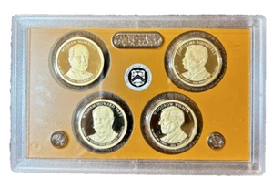 2013 Presidential $1 4-Coin Proof Set in original US Mint holder no box or COA. - Picture 1 of 2