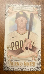 2021 Topps Allen & Ginter béisbol Jake Cronenworth borde negro mini #99 novato - Imagen 1 de 1
