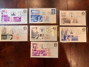 FIRST RANK 7 Covers 1979 Papal Visit Pope John Paul II to the USA Complete !! - Picture 1 of 3