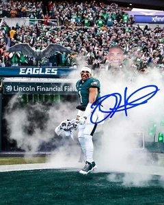 Jalen Hurts Running out Tunnel Philadelphia Eagles Auto 8x10 NFL Photo REPRINT - Picture 1 of 1