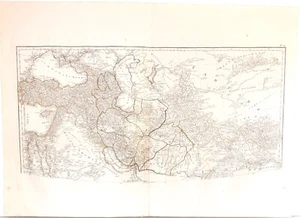 Antique map, Schraembl, Erster theil der karte von Asien - Picture 1 of 2