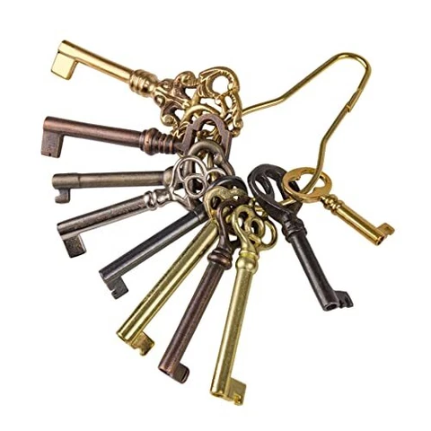 Skeleton Key Set Reproduction for Antique Furniture - Cabinet Doors, Grandfat Cover