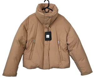 MACKAGE Mylah Womens Jacket Tan Camel Puffer Down New NWT Medium - Picture 1 of 22