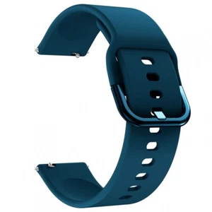 Bracelet Montre Pour Huawei Montre Samsung Active Xiaomi amazfit bip 20 MM Bleu - Photo 1 sur 1
