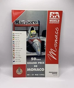 1992 Monaco Grand Prix Programme Signed by Michael Schumacher and Johnny Herbert - Picture 1 of 6