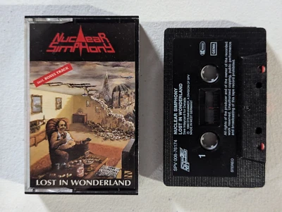 NUCLEAR SIMPHONY Lost In Wonderland 1990 Cassette Necrodeath Kreator Bulldozer - Image 1 of 3
