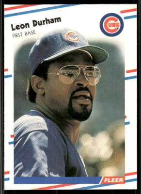 1988 Fleer #420 Leon Durham - Image 1 of 2