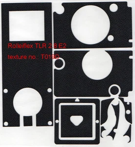 Rolleiflex 2.8E2 TLR replacement skin cover pre-cut self-adhesive! - Picture 1 of 7