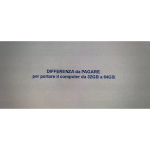 UNTERSCHIED ZU BEZAHLEN, um den Computer von 32GB auf 64GB zu bringen. - Bild 1 von 1