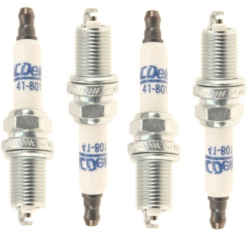 Juego de 4 bujías dobles platino AcDelco para Saab 900 2,3 L L4 1994-1998 Foto 1 de 1