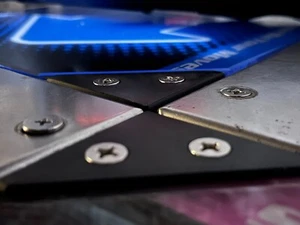 Countersunk Corner Bracket for Dance Dance Revolution (DDR) Arcade Pad Stage - Picture 1 of 2