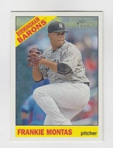 (7) Frankie Montas 2015 Topps Heritage Minors Rookie Card Lot #42 Barons - Bild 1 von 1