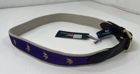 Minnesota Vikings Vineyard Vines Men’s Belt Size 34 Cover
