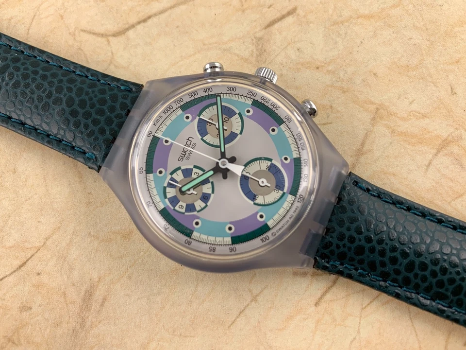 1993 Swatch Watch Chrono GREENTIC SCV100