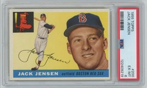 1955 Topps Jackie Jensen PSA 6 Boston Red Sox #200 C36 - Picture 1 of 2