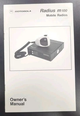 Руководство владельца Motorola, радиус m100 мобильное радио, программирование, программное обеспечение, FCC - Изображение 1 из 4