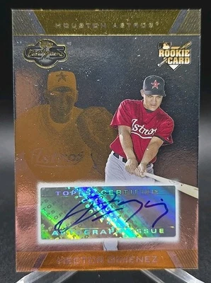 2007 Topps Co-Signers Silver Gold /100 Hector Gimenez Rookie Auto RC #106 Astros - Image 1 of 4