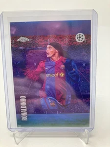 TOPPS CHROME 24/25 RONALDINHO BARCELONA TIFO . - Picture 1 of 2