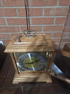 Linden Westminster Chime 13.5” Mantle Clock  - Image 1 of 4