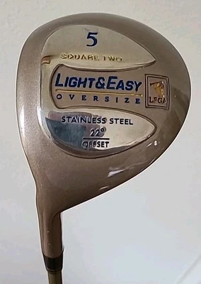 Mujer Cuadrado Dos Ligero y Fácil Gran Tamaño Desplazado 5-Madera 22º Dama Grafito Derecha 42" Foto 1 de 4