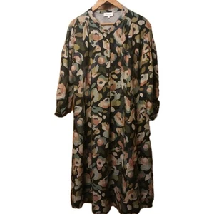 Sahara Dress Size UK Medium Large Camouflage Lagenlook Midi Oversized - Picture 1 of 9