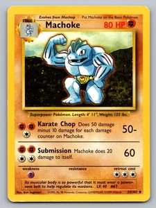 Pokemon TCG Base Set Machoke 034/102 - Bild 1 von 2