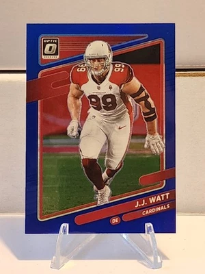 Panini Donruss Optic 2021 - J.J. Watt #180 Blue Prizm/179 Foto 1 de 2