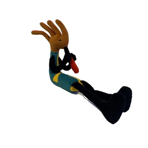 Kokopelli Flute Player Colorful Stuffed Plush 14" Orange Tan Yellow Green Red - Picture 1 of 4