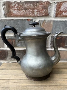 Antike Zinn KAFFEEKANNE James Dixon & Son Sheffield England 1800’er RAR - Bild 1 von 10