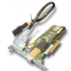 HP Smart Array P212 SAS/SATA RAID Controller PCIe 462594-001 Server Card + Cabel - Bild 1 von 3