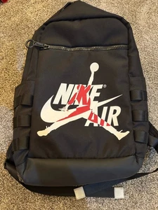 Nike Rucksack schwarz groß Air Jordan Jumpman Classic Logo - Bild 1 von 6