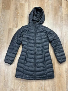 North Face Jacket Womens Medium Black Parka Goose Down Quilted Coat Puffer - Picture 1 of 10