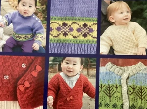 5 Pullover zum Stricken für Baby - Lofoten, Fair Isle, Aran + - 6 - 24 Monate - Bild 1 von 9