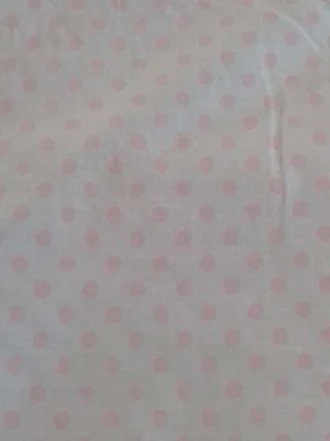 Постельное белье из 100% хлопка Pottery Barn Kids простыня плоская двойная белая с принтом в горошек - Изображение 1 из 4