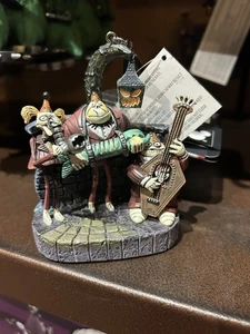 Disney Parks 2025 Nightmare Before Christmas Halloween Town Band Ornamento Nuovo con etichette - Foto 1 di 4