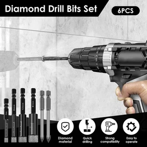 Hex Key Drill Bit Set High Efficient Solid Ball End Hex Bit Set for Glass Brmpg - Picture 1 of 11