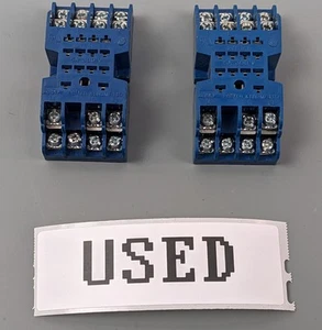 (2) AMF 27E166 Relay Bases + screw terminals - Picture 1 of 3