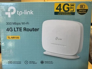 TP-Link TL-MR105 300 Mbps Wireless N 4G LTE Router - Picture 1 of 5