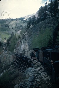 D&RGW Railroad #319 on excursion above Ophir 35mm Slide Chione (5122) - Picture 1 of 1